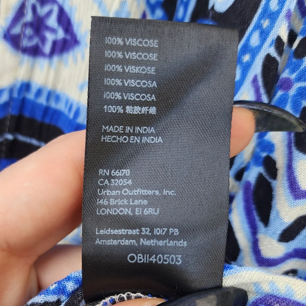 NWT Free People Rosalie Wrap Top Indigo